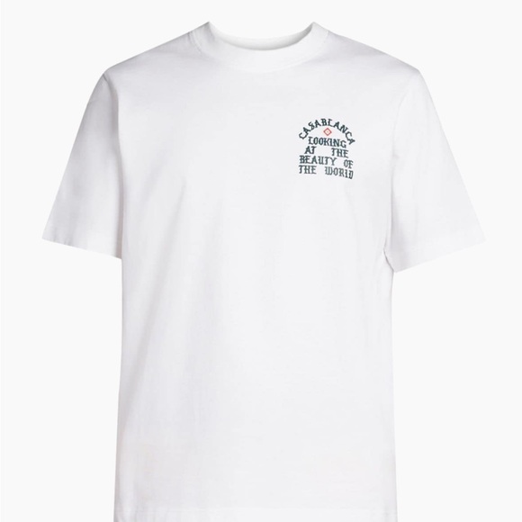 Casablanca Looking At The Beauty Of The World T-Shirt White Men’s Medium - Picture 1 of 8
